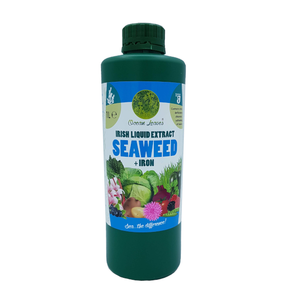 Liquid Seaweed Extract with added EDTA Chelated Iron bottle